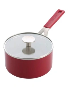 KitchenAid Aluminium Covered Saucepan 16cm / 1.57L Empire Red