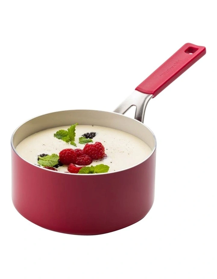 KitchenAid Aluminium Covered Saucepan 16cm / 1.57L Empire Red image 4