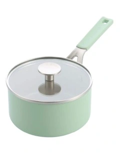 KitchenAid Aluminium Covered Saucepan 16cm / 1.57L Pistacho