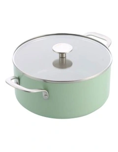 KitchenAid Aluminium Covered Casserole 24cm / 4.91L Pistacho