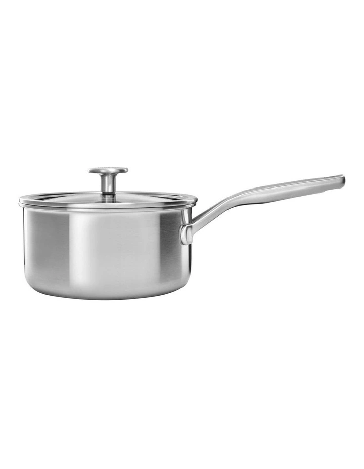 Triply Stainless Steel Saucepan 18cm/2.13L PFAS-free in Silver image 3