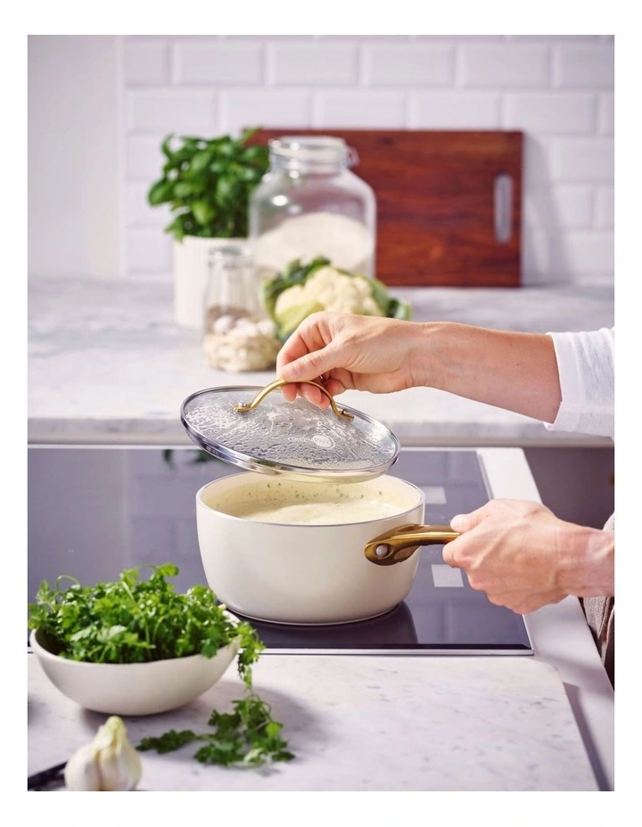 Padova Saucepan 2.01L 18cm in Cream image 3