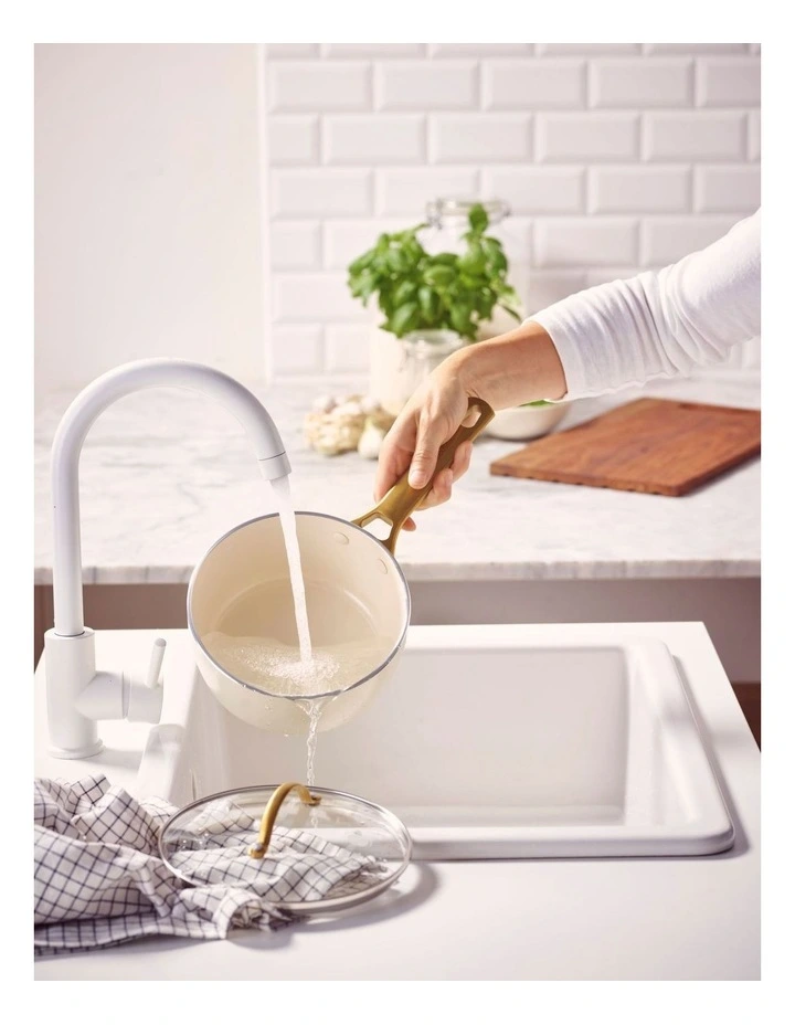 Padova Saucepan 2.01L 18cm in Cream image 5