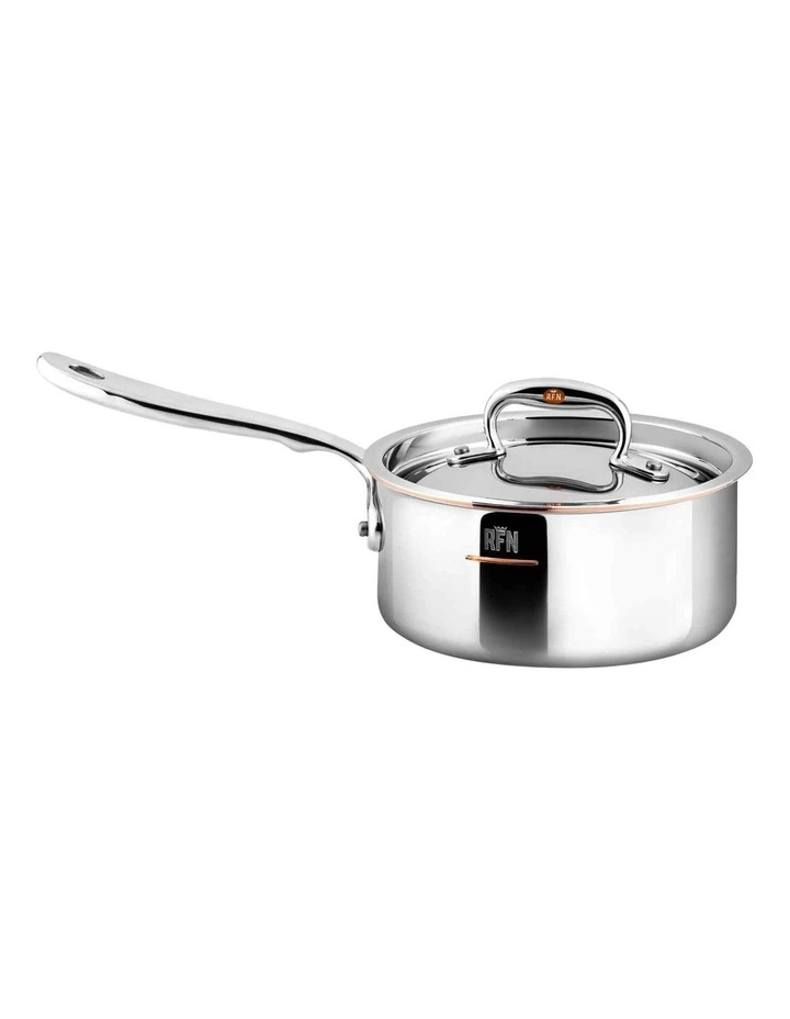 Con Cuore Stainless Steel Induction Covered Saucepan 16cm/1.4L in Silver image 1