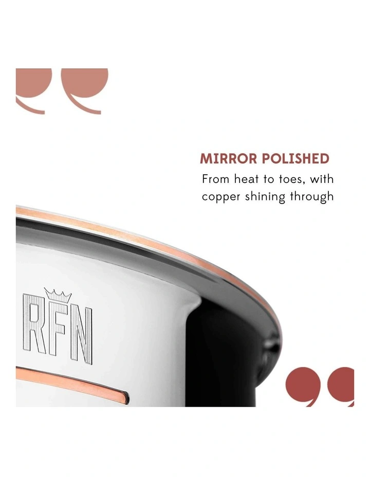 Con Cuore Stainless Steel Induction Covered Saucepan 16cm/1.4L in Silver image 3