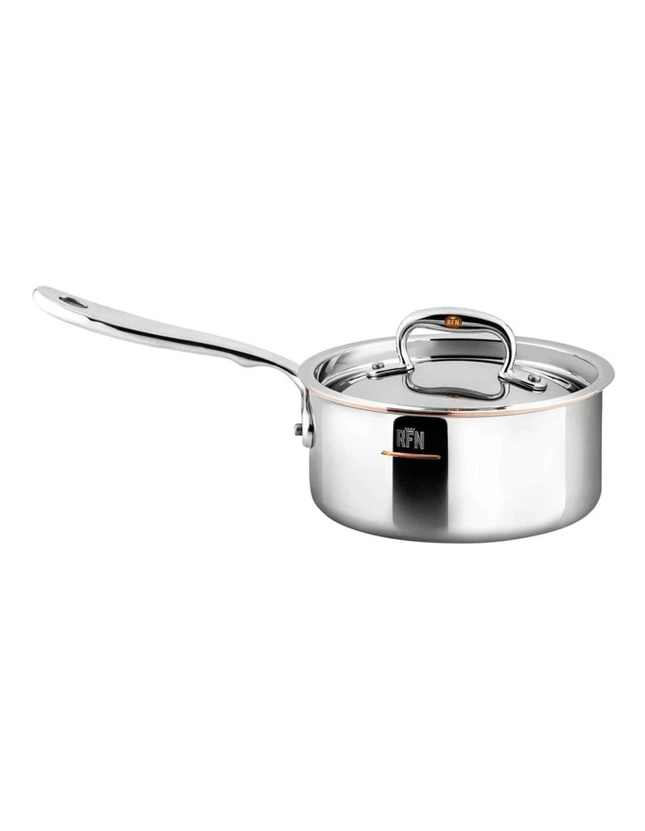 Con Cuore Stainless Steel Induction Covered Saucepan 18cm/1.9L in Silver image 1