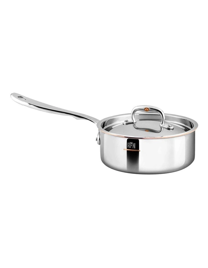 Con Cuore Stainless Steel Induction Covered Saucepan 20cm/2.8L in Silver image 1