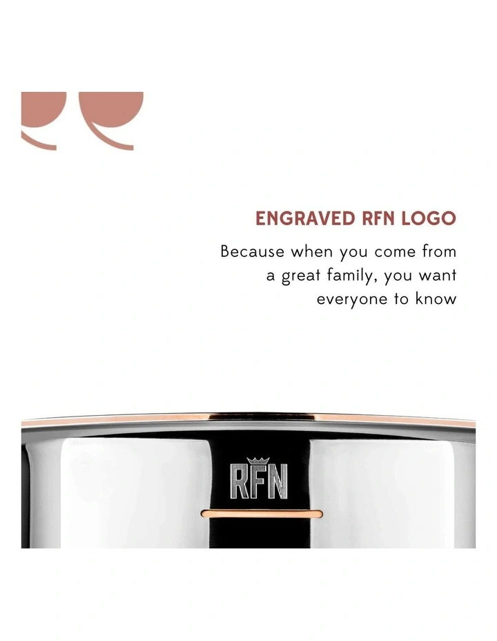 Con Cuore Stainless Steel Induction Covered Braiser 28cm/4.7L in Silver image 4