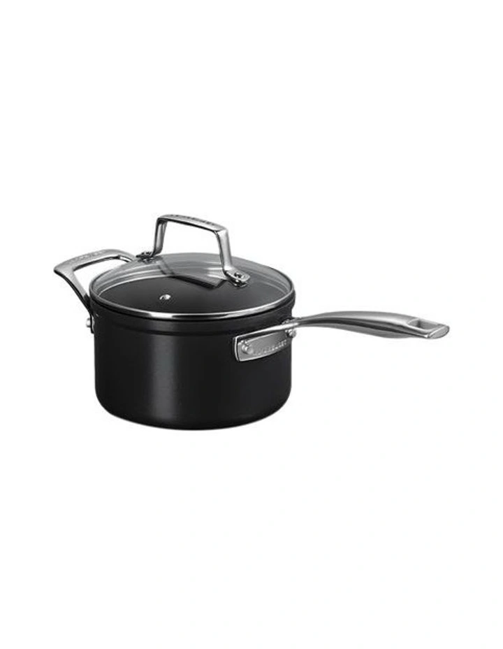 Non-Stick Ceramic Saucepan With Lid Lid 16cm in Black image 1