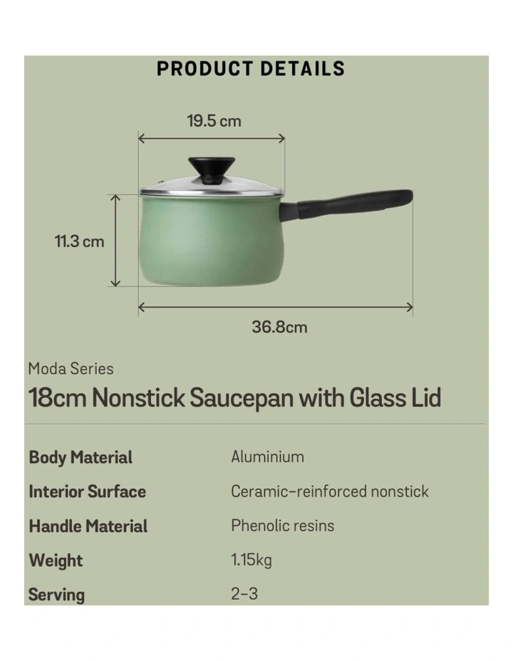 Meyer Moda Induction Covered Saucepan 18cm/2.8L image 6
