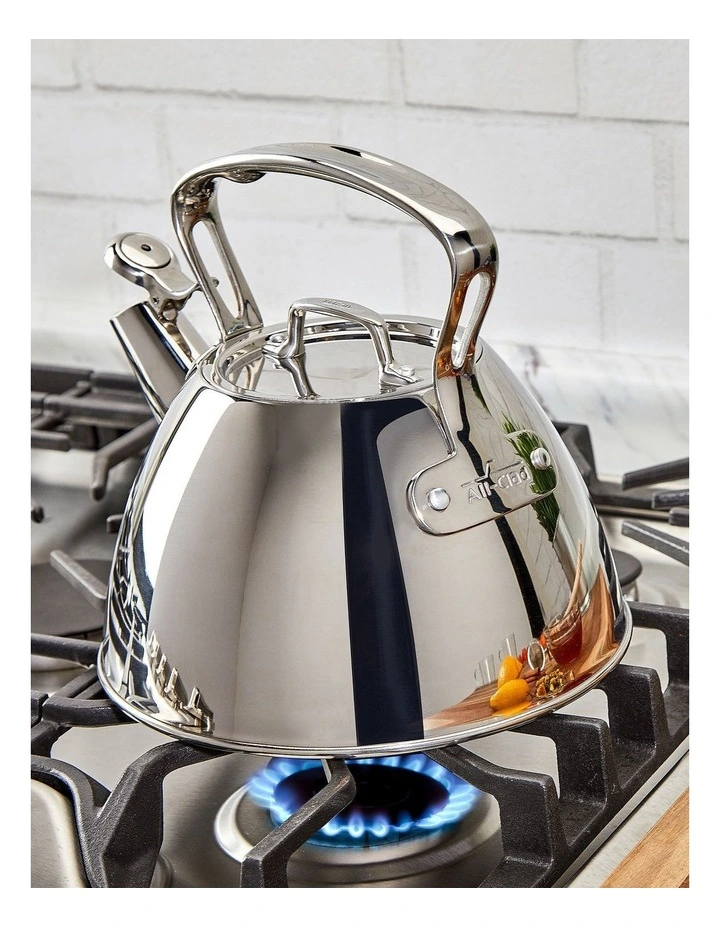 Induction Stainless Steel Stovetop Tea Kettle 1.8L in Silver image 4