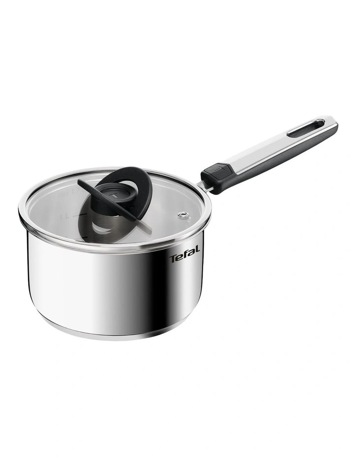 Space Emotion Induction Uncoated Saucepan Lid 16cm in Silver image 1