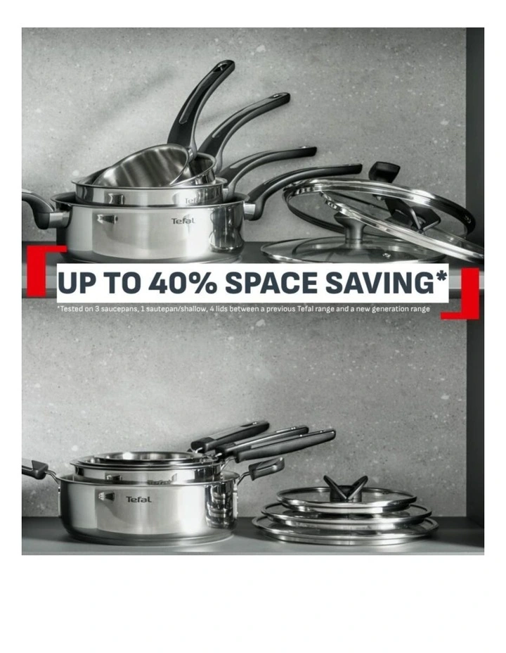 Space Emotion Induction Uncoated Saucepan Lid 16cm in Silver image 3