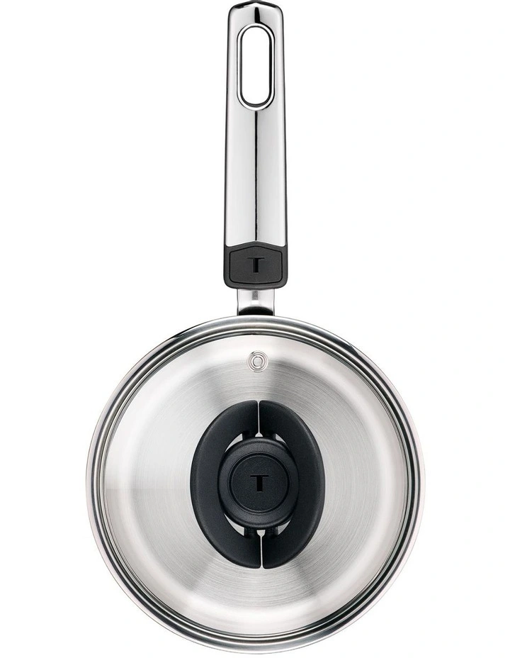 Space Emotion Induction Uncoated Saucepan Lid 16cm in Silver image 5