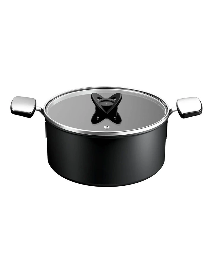 Space Excellence Induction Non-Stick Stewpot 24cm in Black image 1