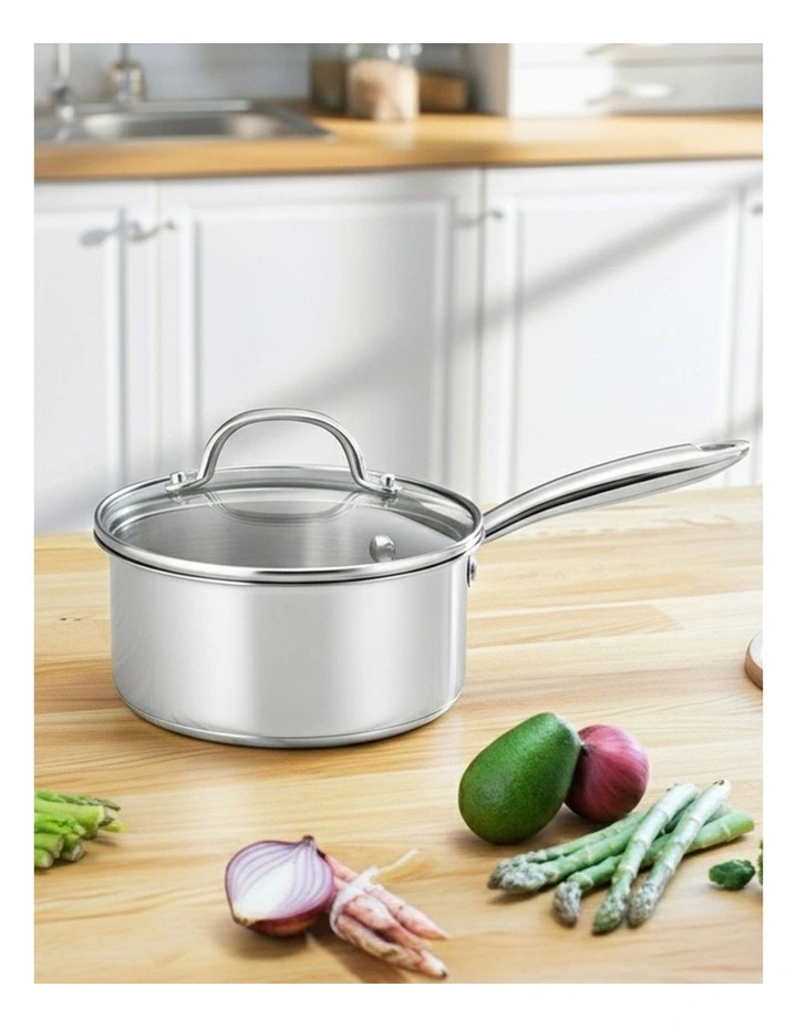 Raco Steel Essentials Stainless Steel Induction Covered Saucepan 16cm/1.4L image 2