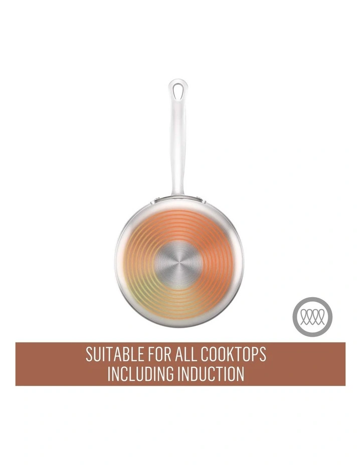 Per Sempre Clad Stainless Steel Induction Covered Saucepan 20cm/3.8L image 3