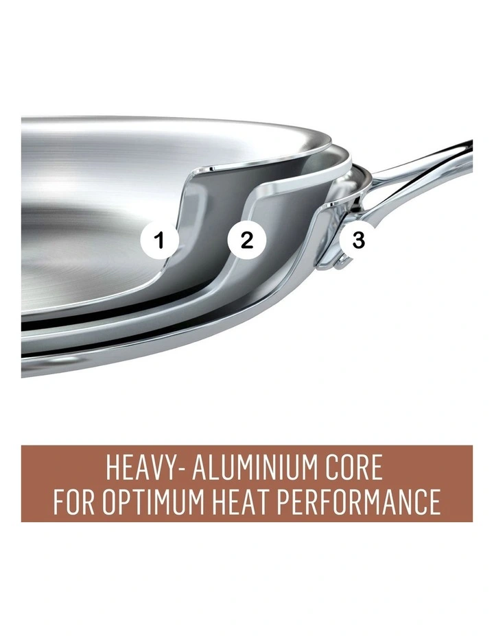 Per Sempre Clad Stainless Steel Induction Covered Saucepan 20cm/3.8L image 4