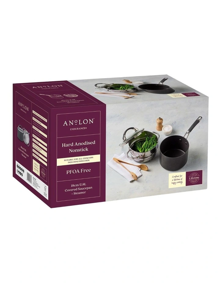Endurance 18cm/2.8l Covered Saucepan (With Steamer) image 7