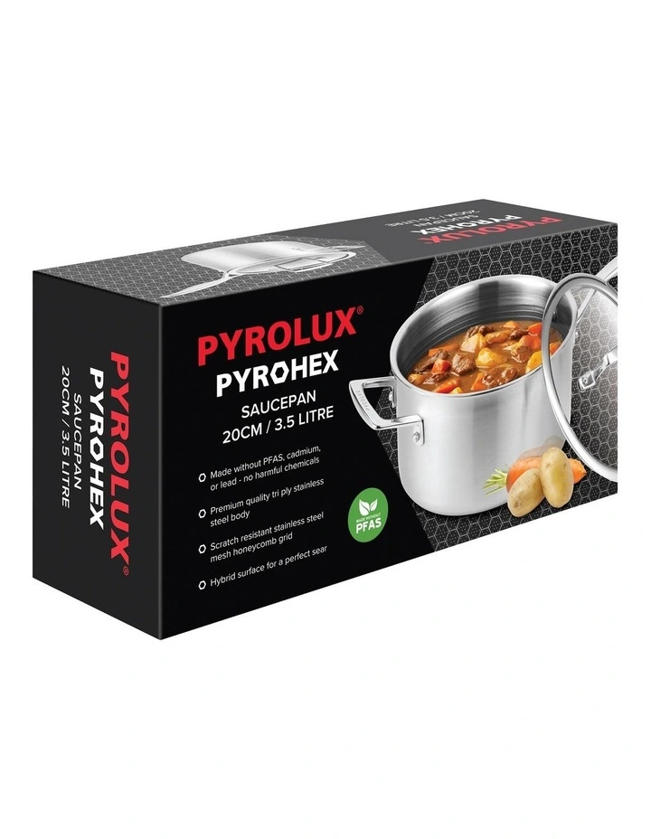 Pyrohex Saucepan with Helper Handle 20cm/3.5 Litre image 6