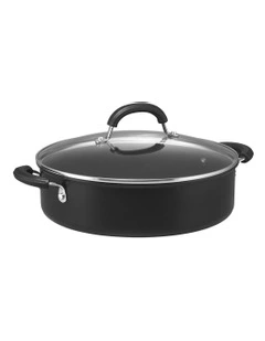Total Nonstick Induction Covered Sauteuse 28cm/4.7L in Black