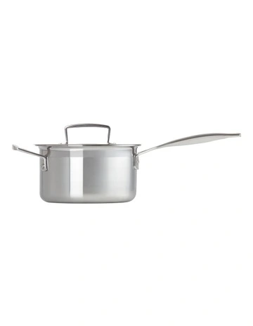 Classic 3-Ply Saucepan 16cm With Helper Handle in Steel