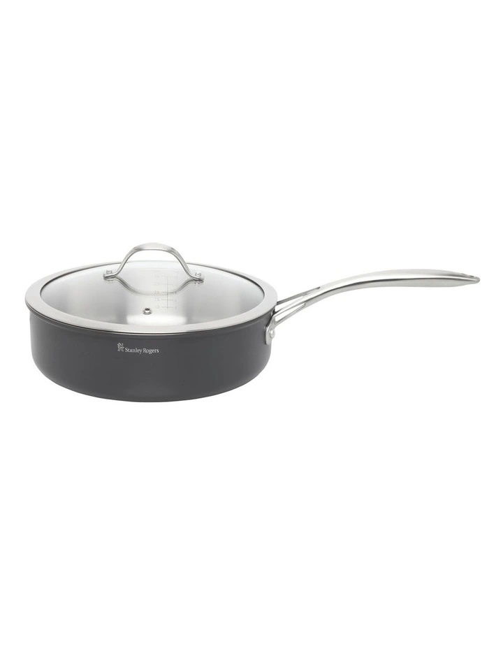 Bi-Ply Professional Saute Pan 26cm/3.0L in Black image 1