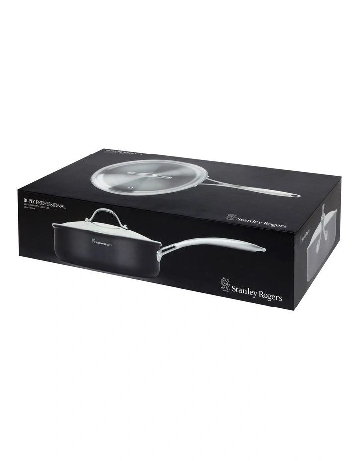 Bi-Ply Professional Saute Pan 26cm/3.0L in Black image 6