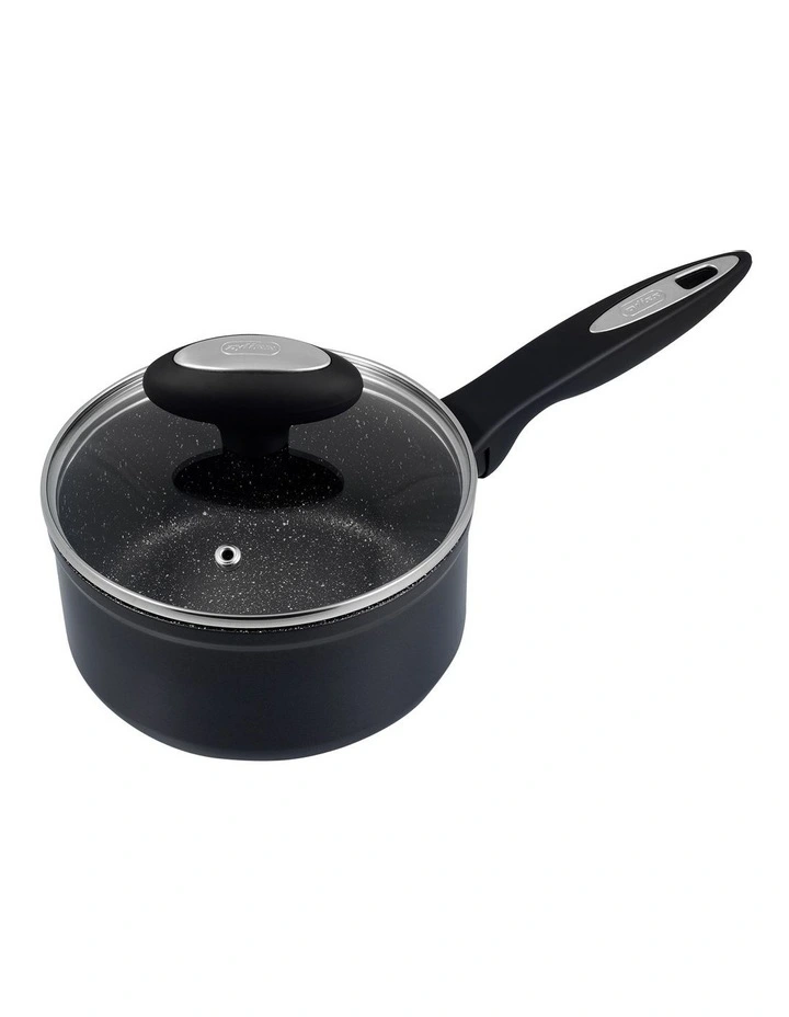 Ultimate Forged Saucepan 16cm in Black image 1