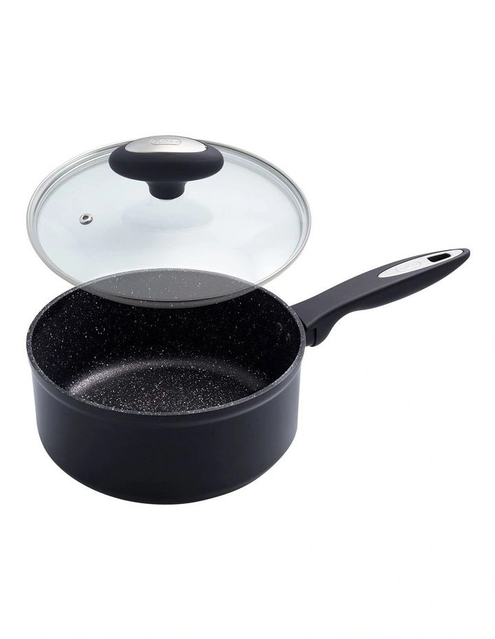 Ultimate Forged Saucepan 16cm in Black image 2