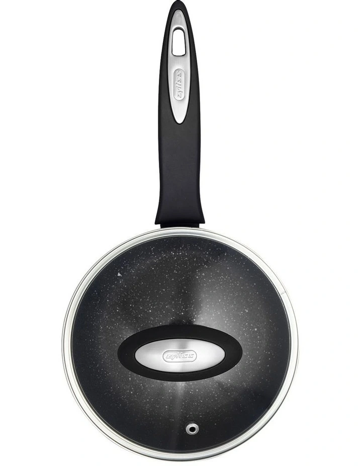 Ultimate Forged Saucepan 16cm in Black image 3