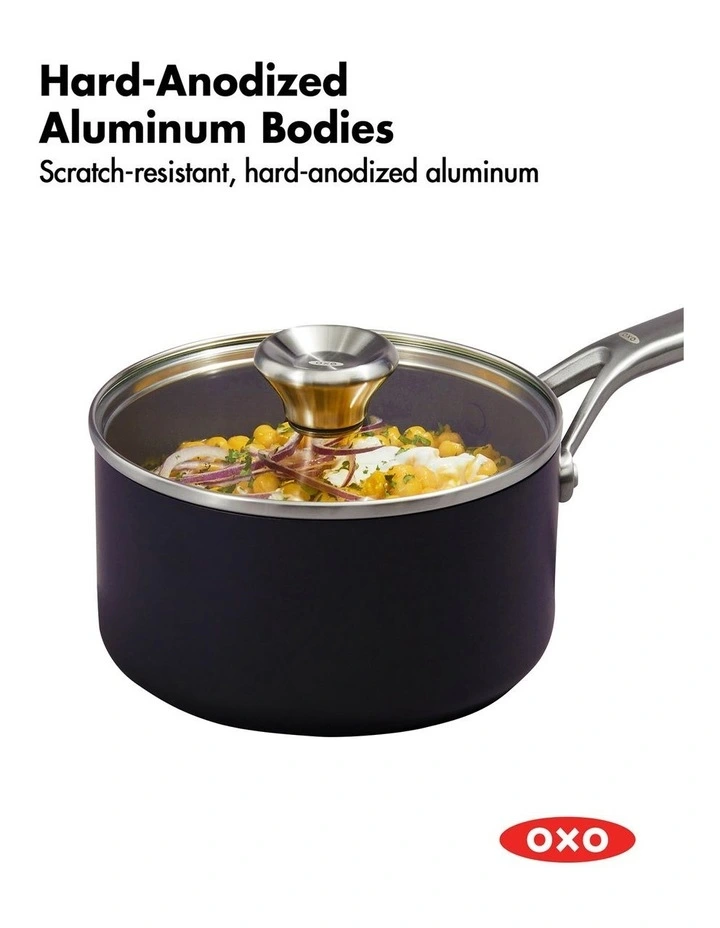 Good Grips Pro Saucepan Set 2 Piece in Grey image 5