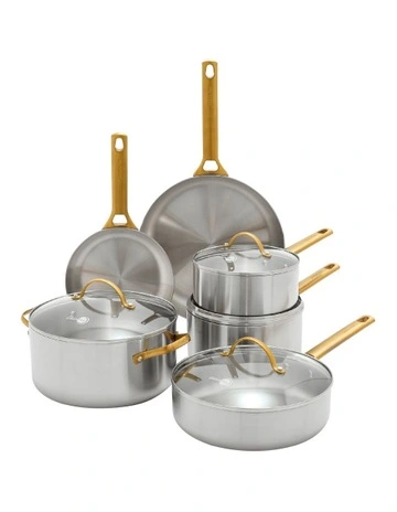 Padova Reserve Stainless Steel 6pc Cookware Set PFAS-free