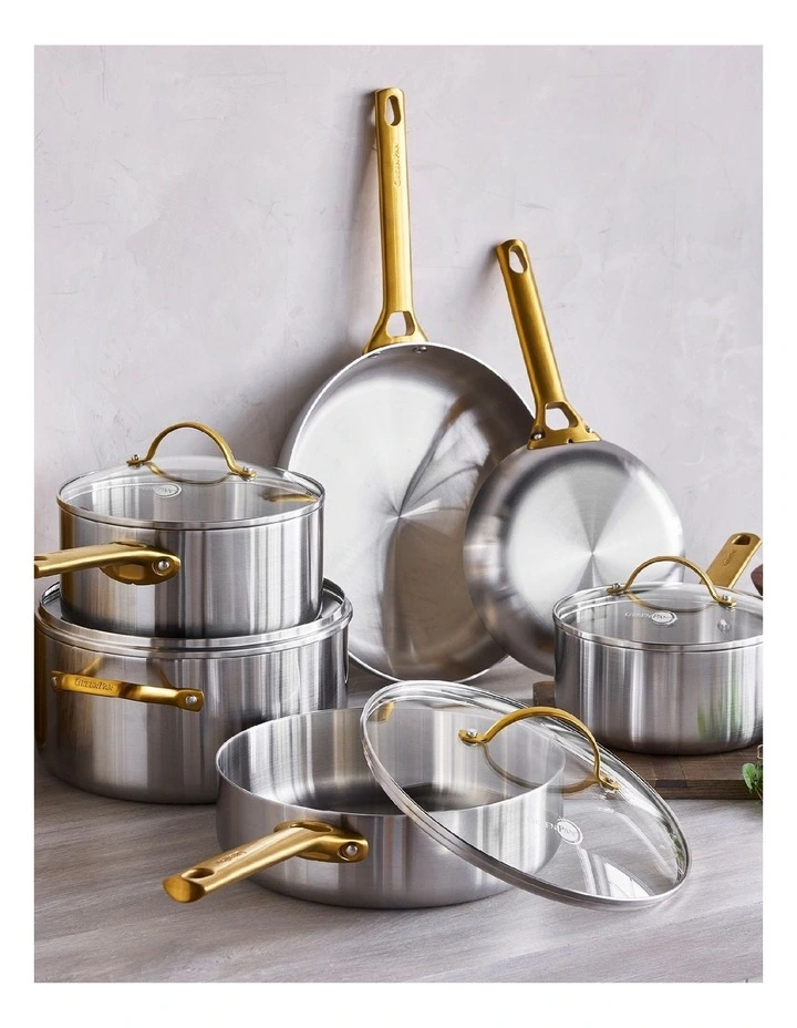 Padova Reserve Stainless Steel 6pc Cookware Set PFAS-free image 2