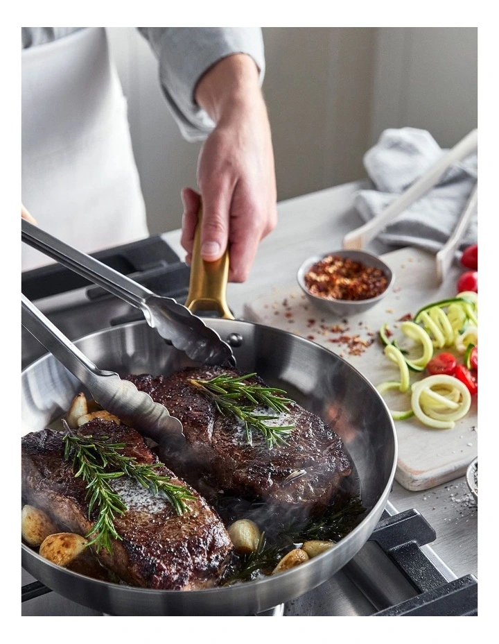 Padova Reserve Stainless Steel Cookware Set 6 Piece in Silver image 3