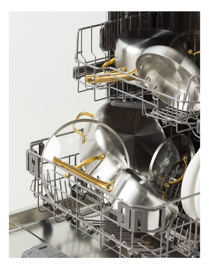 Padova Reserve Stainless Steel Frypan Set 2 Piece in Silver image 4