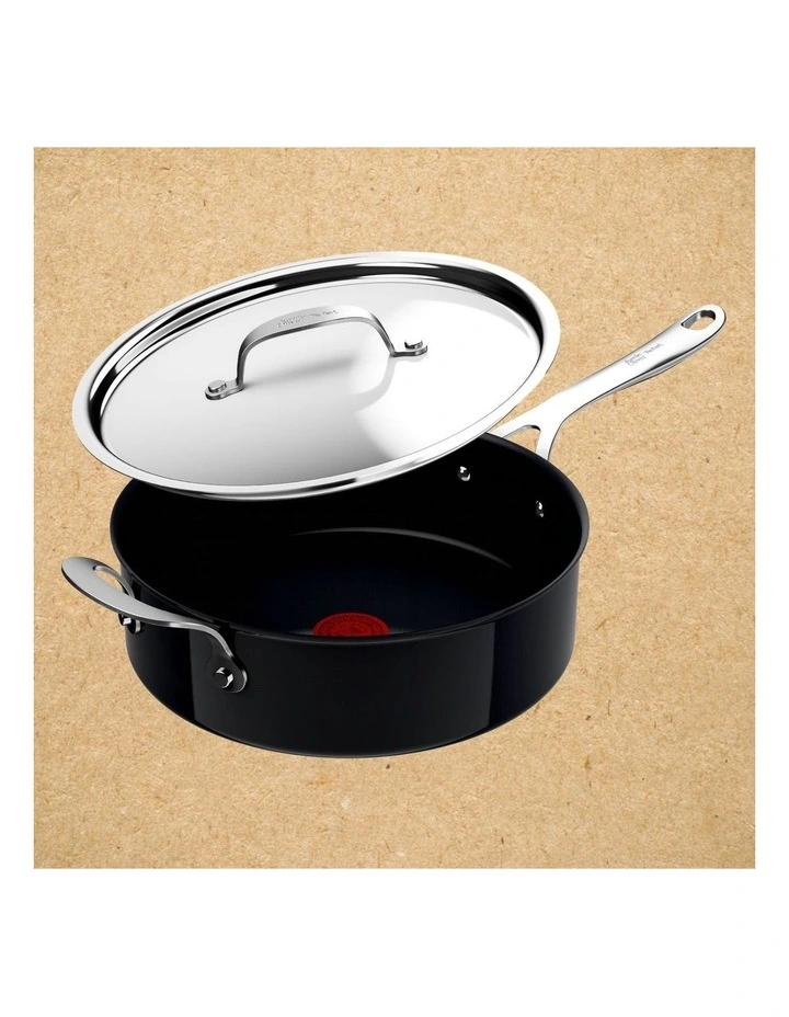 Enjoy Ceramic Induc HA With Pan Protectors Set Of 5 in Black Sparkles image 3