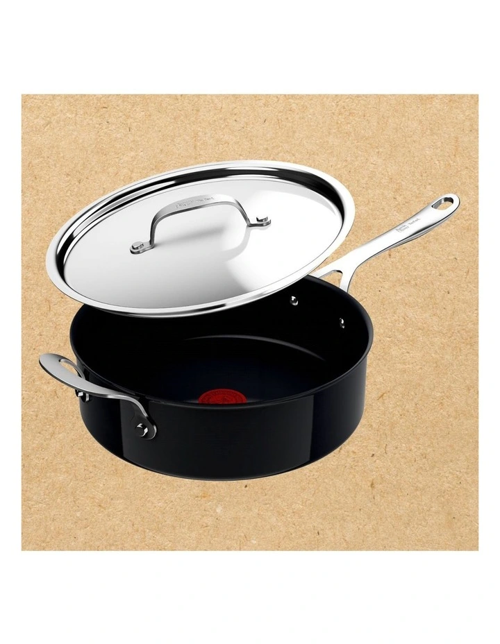 Enjoy Ceramic Induc HA With Pan Protectors Set Of 5 in Black Sparkles image 3