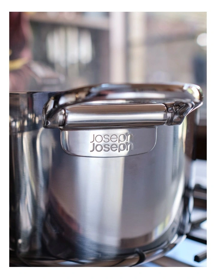 Space Stainless Steel Cookware Set 6 Piece in Silver image 5