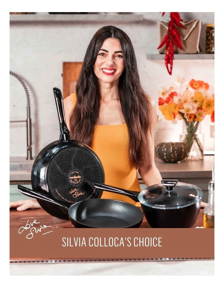 Per Silvia Nonstick Induction Cookware Set 4 Piece in Black image 6