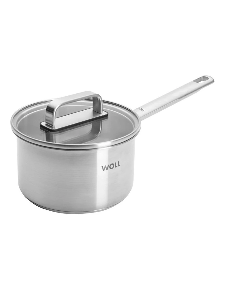 Stainless Steel Saucepan with Steamer 4 Piece Set 16 x 18 x 20cm in Silver image 2