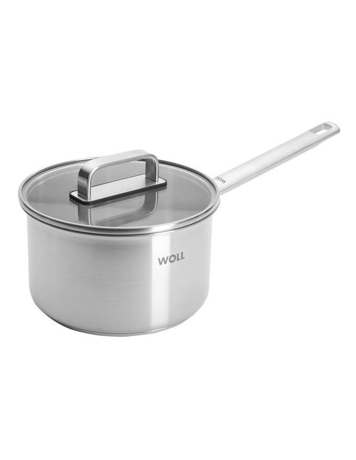 Stainless Steel Saucepan with Steamer 4 Piece Set 16 x 18 x 20cm in Silver image 3