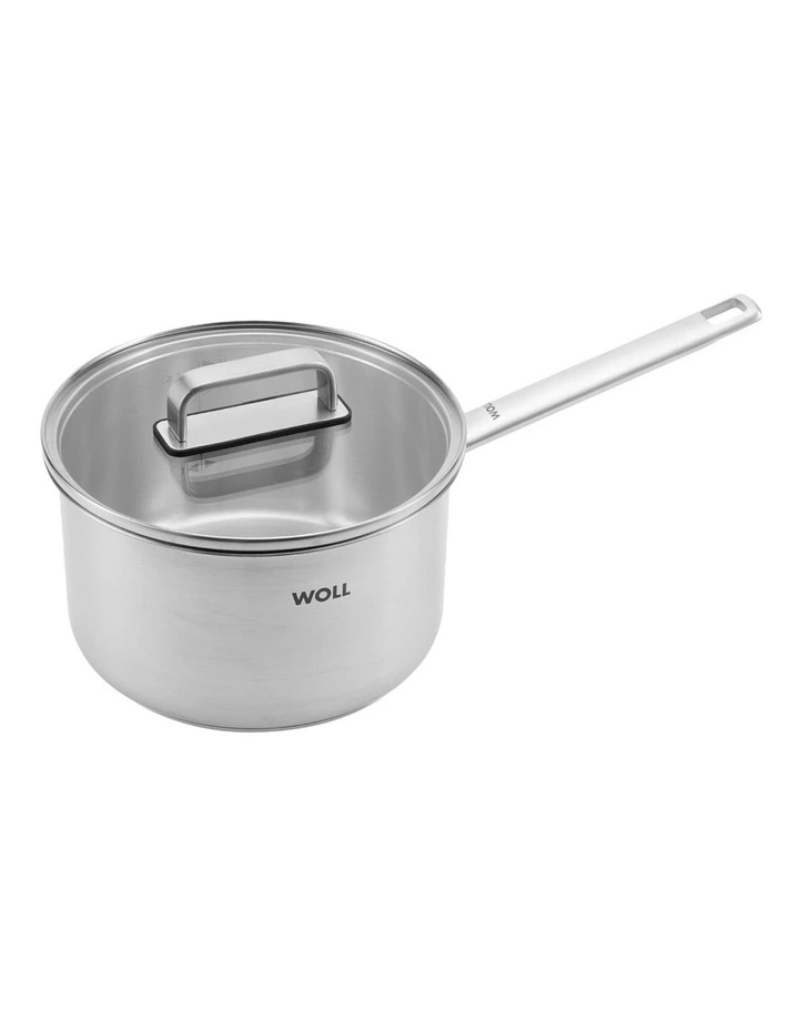 Stainless Steel Saucepan with Steamer 4 Piece Set 16 x 18 x 20cm in Silver image 4