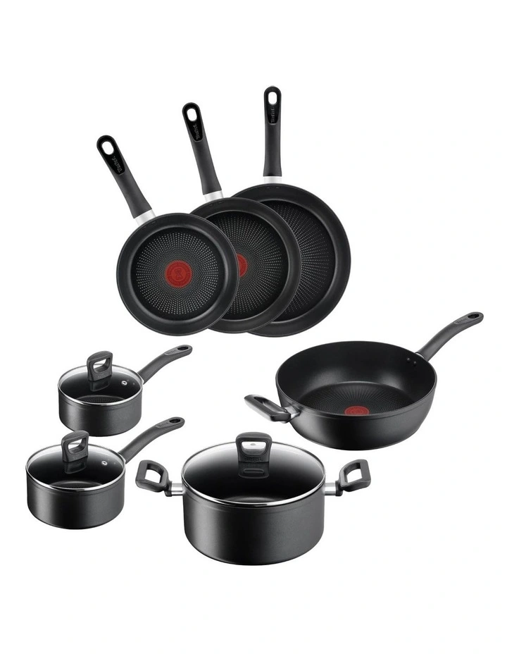 Sensation Force Induction Non-Stick 7 Pieces Set in Black image 1