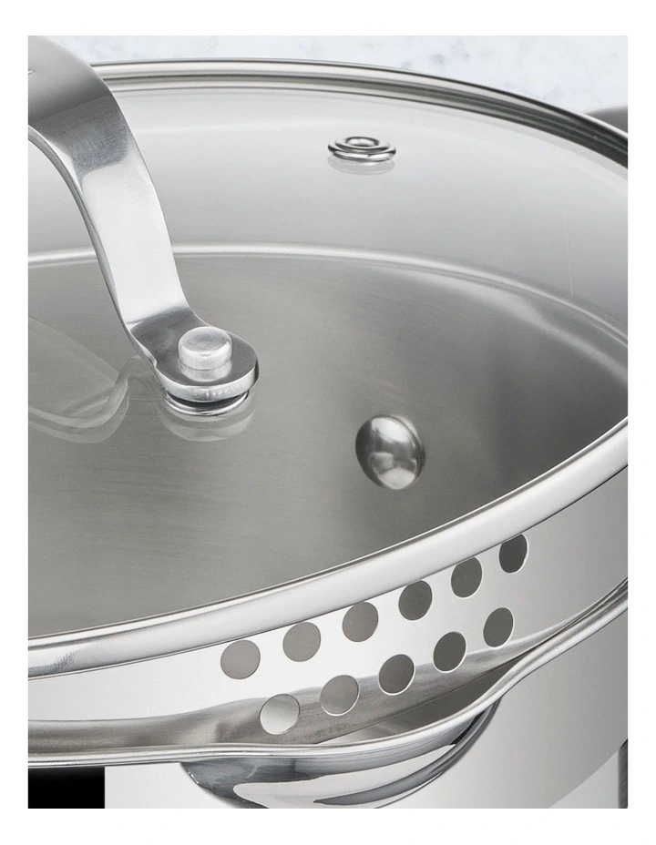 Cook Smart Induction Stainless Steel Uncoated Set 5 Pack in Silver image 2