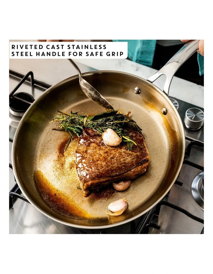 Cook Smart Induction Stainless Steel Uncoated Set 5 Pack in Silver image 6