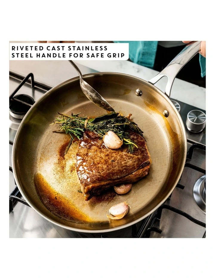 Cook Smart Induction Stainless Steel Uncoated Set 5 Pack in Silver image 6