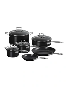 Non-Stick Ceramic Cookware Set Of 6-Piece in Black
