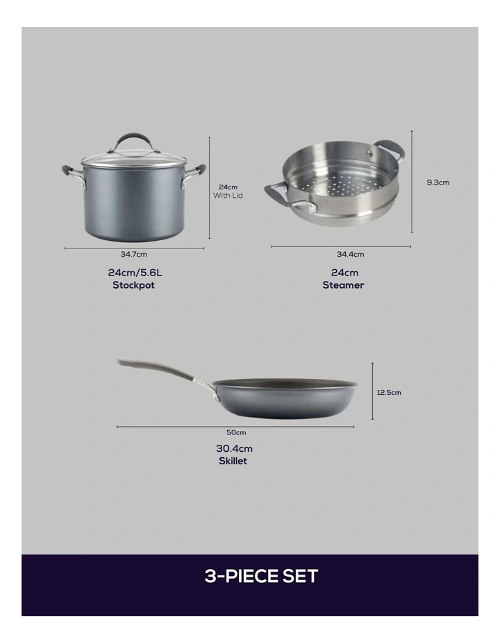 Scratch Defense A1 3 Piece Set Grey image 7