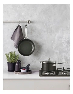 Frypan And Saucepan Set in Black